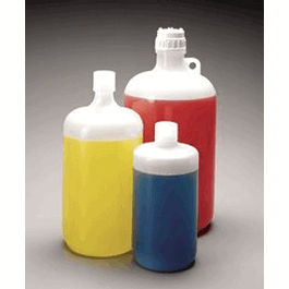 thermo scientific nalgene 8 l (2 gal.) ldpe large narrow mouth bottle, 53b closure