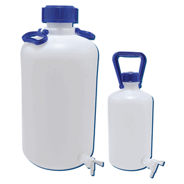 dynalon(r) 5 l hdpe, narrow mouth carboy with spigot