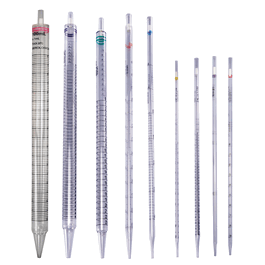 serological pipet, sterile, disposable plastic, plugged, 10 ml, individually wrapped