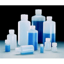 thermo scientific nalgene 125 ml (4 oz) hdpe narrow mouth bottle, 24 mm closure (c062b-041596)