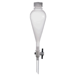 thermo scientific nalgene 250 ml squibb separatory funnel, polypropylene