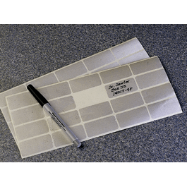 thermo scientific nalgene 25 x 50 mm nalgene cryoware cloth labels (c062b-042366)