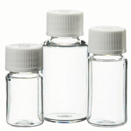 nalgene petg diagnostic bottles with closure: sterile, tray, 5 ml