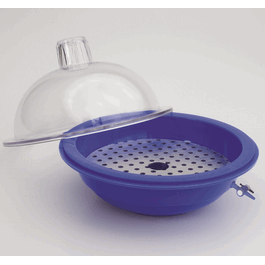 thermo scientific nalgene 9.7 in. polypropylene desiccator with stopcock and polycarbonate cover (c062b-042425)