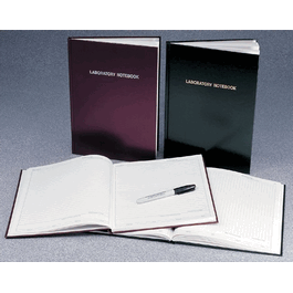 thermo scientific nalgene laboratory notebook, 3 lines/in., letter size, burgundy cover (c062b-042544)