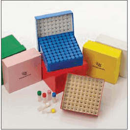 dwk life sciences (wheaton) cryofile storage box, pink