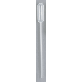 samco 4.6 ml sedi-pet narrow stem transfer pipets, standard bulb, 15.5 cm, sterile, polyethylene, 20/pk (c062b-043347)