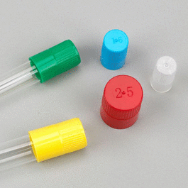 diamond culture tube cap for 16 mm glass culture tubes, red