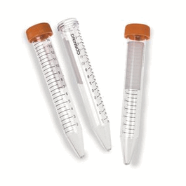 15 ml pp centrifuge tubes, rack packed with plug seal cap, sterile, 50/rack, 500/case (c062b-045051)