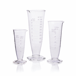 dwk life sciences (kimble) conical graduates, dual scale, 120 mins = 10 ml (c062b-046662)