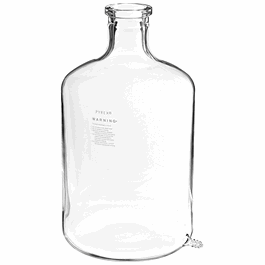 pyrex aspirator bottles with bottom sidearm, 4 l (c062b-047141)
