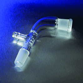 pyrex 105 degree angle vacuum connecting adapter with 19/22 joints (c062b-048261)