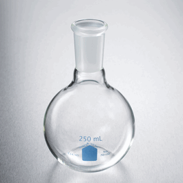 pyrex vista 1000 ml short neck boiling flask, flat bottom, 24/40 standard taper joint (c062b-048417)