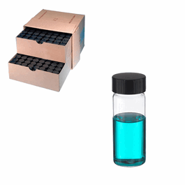 dwk life sciences (wheaton) 4 ml (1 dram), clear sample vials with rubber lined cap