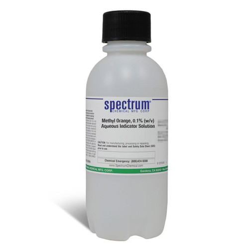 methyl orange, 0.1 percent (w/v) aqueous indicator solution, (u.s.p. test solution)