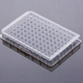 0.36 ml 96-well deep well plate, v-bottom, round well, sterile, 5/pk, 50/cs (c062b-014077)