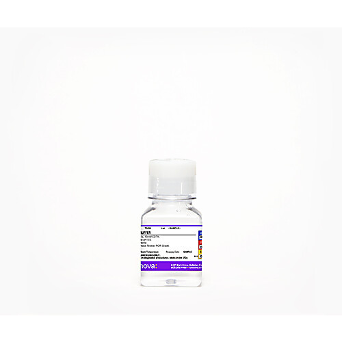 10x te buffer solution. dnase/rnase tested, pcr grade. 100 ml, sterile