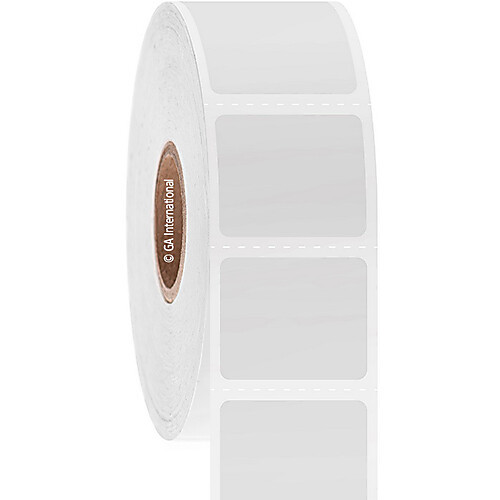 xylituff„¢ - extended exposure xylene & chemical-resistant labels, 0.9" x 0.75" / 23mm x 19.1mm, white