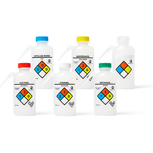labforce isopropanol wash bottles, unitary, ldpe, 500 ml