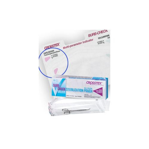 sure-check„¢ self-seal sterilization pouches, 8€ x 16€ / 20 x 41 cm (c003b-578915)