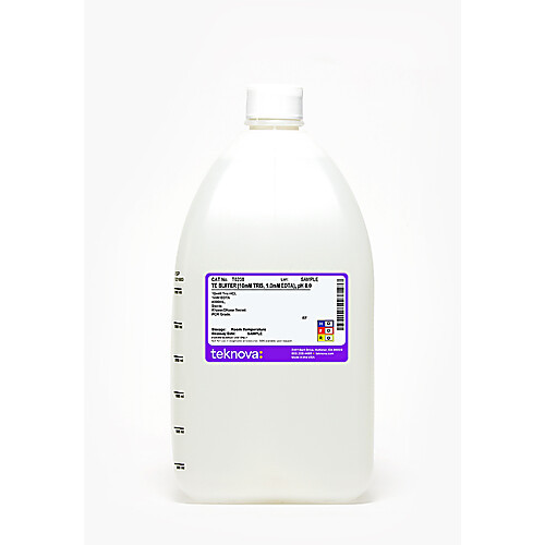 te buffer (10mm tris, 1mm edta), ph 8.0, 4l, rnase/dnase/pcr tested, sterile 2 pack