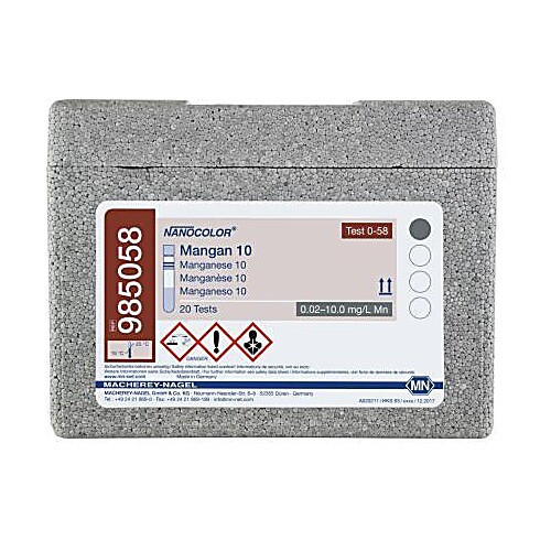 nanocolor manganese 10, 20 tube tests