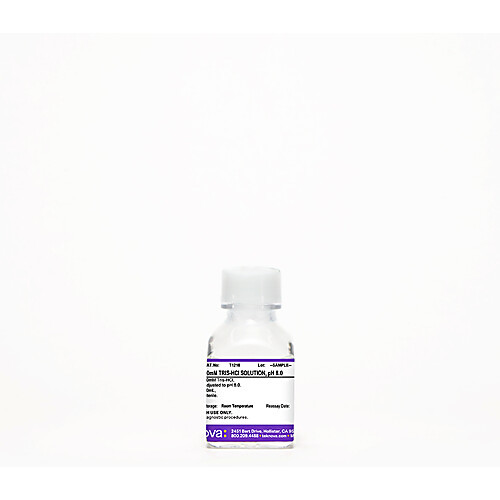 10mm tris-hcl solution, ph 8.0. 50 ml. sterile 25 pack