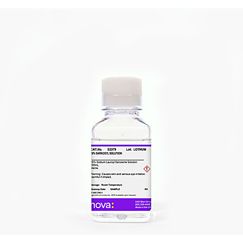 20% sarkosyl solution. 200 ml, sterile 4 pack (c003b-589127)
