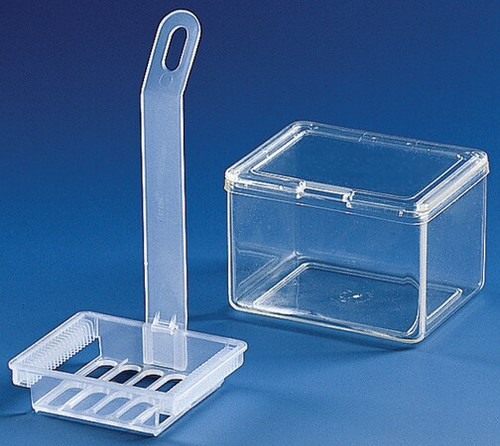 brand(r) transparent plastic staining tray
