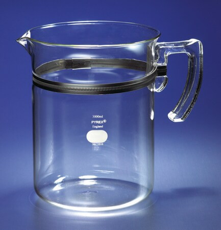 pyrex(r) beaker with recessed wall for handle (c15-1351-136)