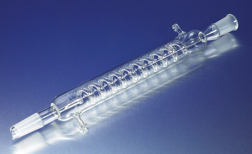 pyrex(r) jacketed graham condenser with drip-tip