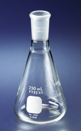 pyrex(r) wide-mouth erlenmeyer flask with joint (c15-1353-411)