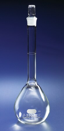 pyrex(r) volumetric flask, with pyrex(r) st stopper (c15-1353-571)