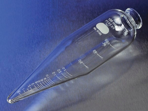 pyrex(r) graduated oil centrifuge tube, "to contain"