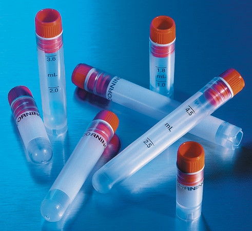 corning(r) cryogenic vials, external thread (c15-1354-355)