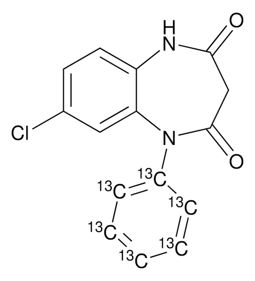 n-desmethylclobazam-13c6 solution