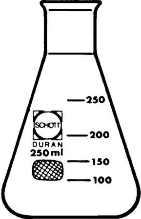 duran(r) erlenmeyer narrow-neck flasks 125 ml