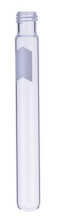 kimble(r) disposable screw thread culture tube with white marking spot borosilicate glass 13x100 mm round bottom non-sterile