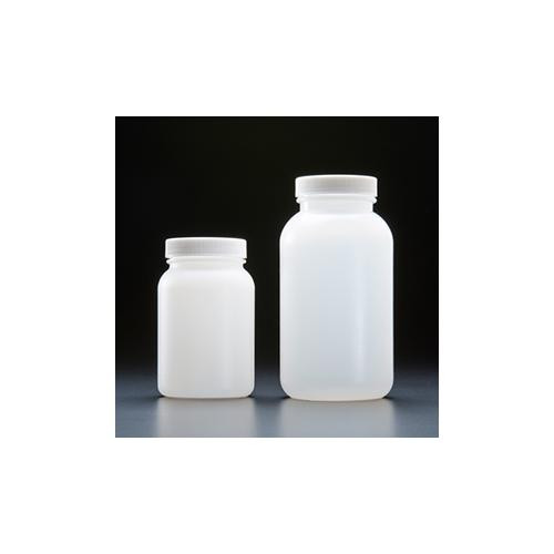 68oz, 2000mL, Wide Mouth High Density Polyethylene Jar, 100-400mm Thread, White Polypropylene Closure, F217 Lined, Bulk Pack, Precleaned