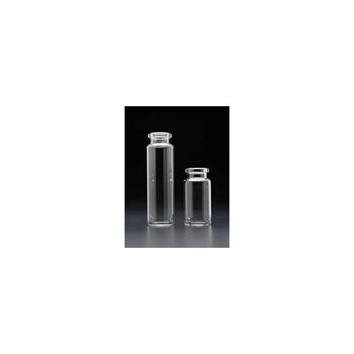 20mL Amber Flat Bottom Headspace Vial, 23x75mm, 18mm Thd