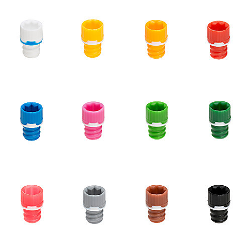 Screw Caps for internal thread, red signal, non-sterile, bulkware, 960 pcs per case