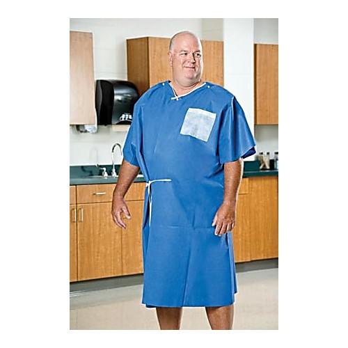 AmpleWear Gown, 40" x 50", Blue, up to Size 9x, 25/cs