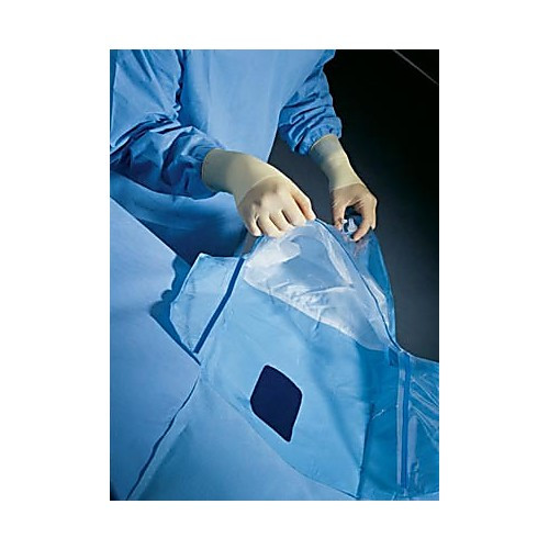 GYN/ Urology Drape, Attached Fluid Collection Pouch, Sterile, 10/cs