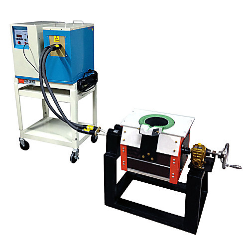 25KW Low-Frequency Induction Melting Furnace, 1-20KHz, 460V, 50/60Hz, three phase