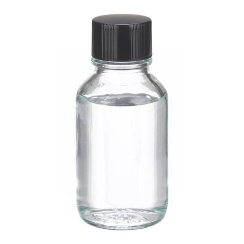 1000mL Bottle, Media, Clear, Rubber Liner Cap