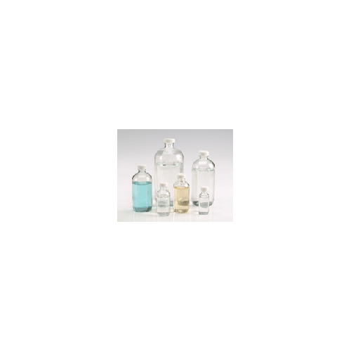 Bottle Clear Boston Round 4oz w / Cap Cs 160