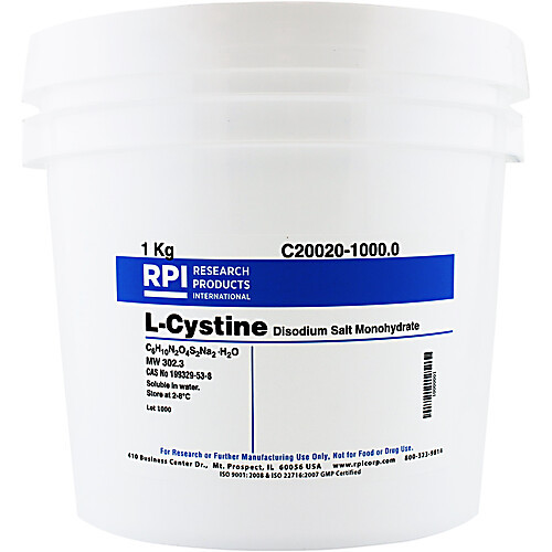 L-Cystine Disodium Salt Monohydrate, 1kg