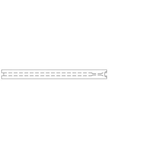 Splitless Liner 2mm x 6.3 x 74 for Bruker/Varian GCs Siltek Deact., 5-pk.