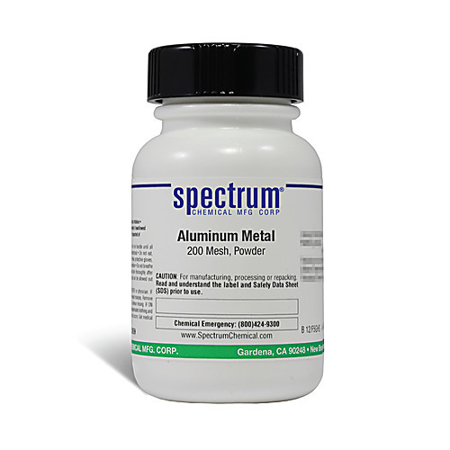 Aluminum Metal, 200 Mesh, Powder - 500 g