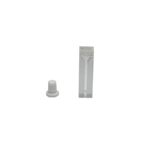 Micro w/stopper, Lightpath 10mm, Capacity 0.7ml,Optical Glass, Range 334 to 2500nm